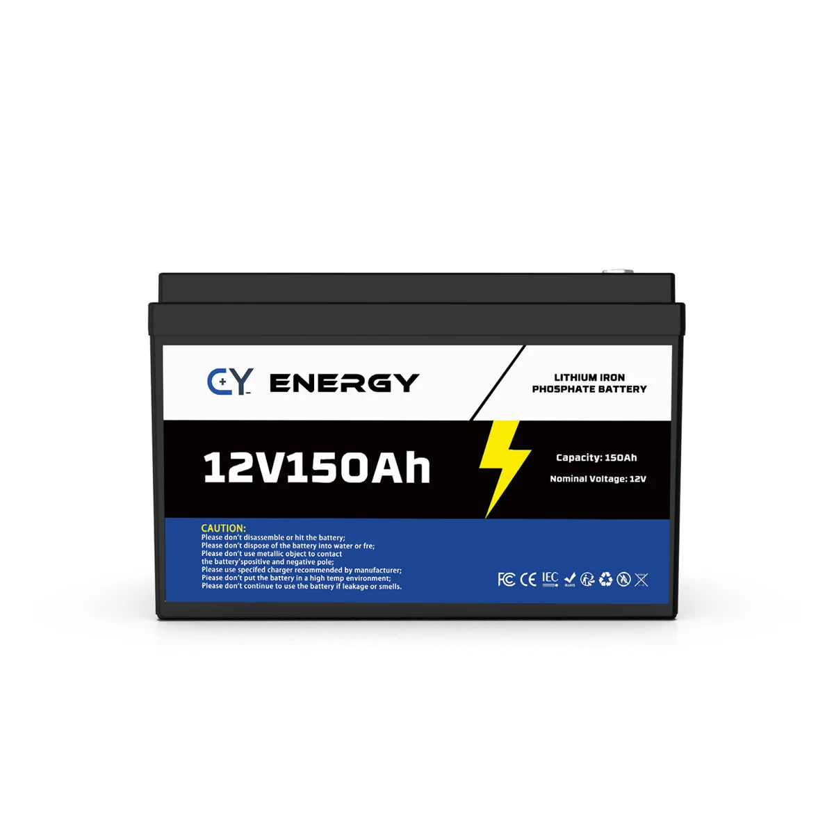 12.8V 150Ah LiFePO4-Batterie
